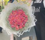 دسته گل 40 شاخه با ژیپسوفیلا - تصویر 2