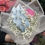 دسته گل پول با ژیپسوفیلا