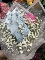 دسته گل پول با ژیپسوفیلا - تصویر 4